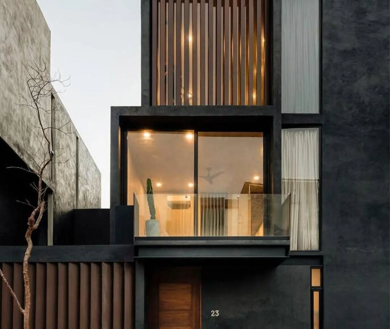 Mar Y Miel Noir Modern Daire Tulum Meksika
