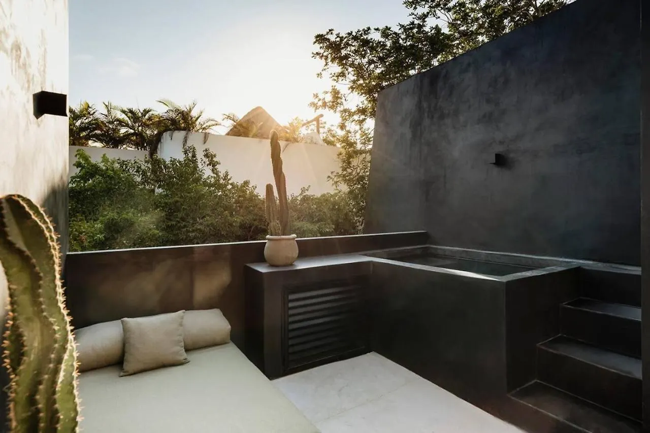 Mar Y Miel Noir Modern Lägenhet Tulum